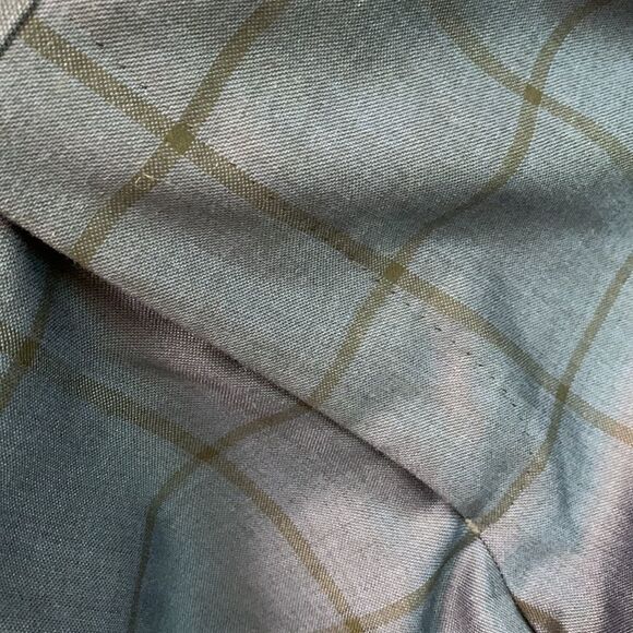 SUPER 150’s wool dress pants window pane black/navy superfine Australian wool - Picture 8 of 11